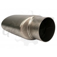 Насадка на глушитель "Silver Line" 61×116 мм