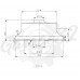 Турбокомпрессор TD04HLA Twin-scroll VF45 Гибрид 11 Billet Wheel "Quantum Racing" (Subaru Legacy BL5, BP5)