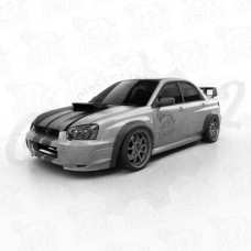 Расширения передних крыльев «Конь» (Subaru Impreza WRX/STI II GD 2002–2005)