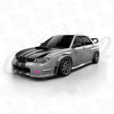 Расширения передних крыльев «Лиса» (Subaru Impreza WRX/STI II GD 2005–2007) Расширения передних крыльев «Лиса» (Subaru Impreza WRX/STI II GD 2005–2007)