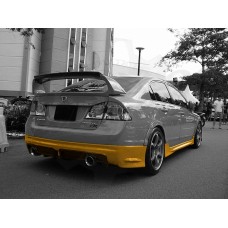 Накладки порогов "MUGEN RR TYPE R style" (Honda Civic VIII FD1/FD2 2005–2012)