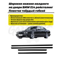 Молдинги нижние для дверей "TRV Autoparts" (BMW E34)