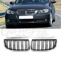 Решетки радиатора "Chrome F-Style" (BMW 3 Series E90 dorest.)