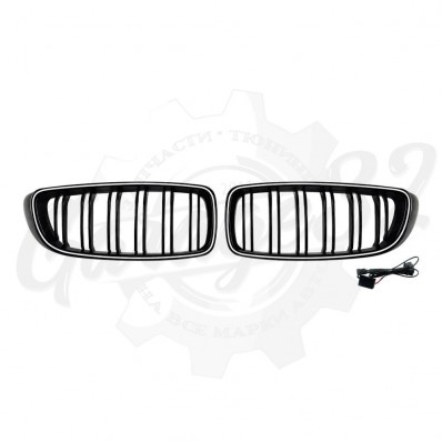 Решётка радиатора "F-Style LED" (BMW 4 серии F32 / F33 / F36) Решётка радиатора "F-Style LED" (BMW 4 серии F32 / F33 / F36)