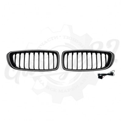 Решётка радиатора "LED Greel" (BMW 4 серии F32 / F33 / F36) Решётка радиатора "LED Greel" (BMW 4 серии F32 / F33 / F36)