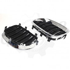 Решётки радиатора "F-Style Crome" (BMW E60)