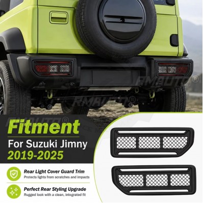Защитные накладки на задние ПТФ vol.1 "Black Line" (Suzuki Jimny 2019–2025) Защитные накладки на задние ПТФ vol.1 "Black Line" (Suzuki Jimny 2019–2025)
