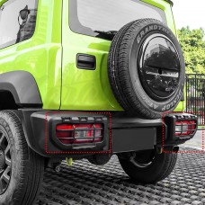 Защитные накладки на задние ПТФ vol.2 "Black Line" (Suzuki Jimny 2019–2025)