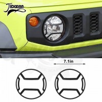 Защитные накладки на передние фары vol.5 "Black Line" (Suzuki Jimny 2019–2025)