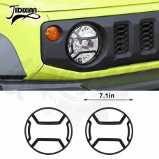 Защитные накладки на передние фары vol.5 "Black Line" (Suzuki Jimny 2019–2025)