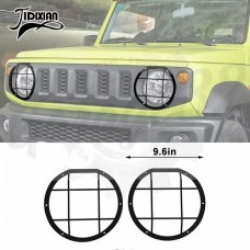Защитные накладки на передние фары vol.6 "Black Line" (Suzuki Jimny 2019–2025)