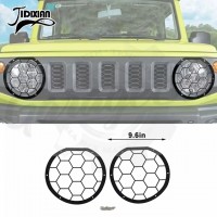 Защитные накладки на передние фары vol.7 "Black Line" (Suzuki Jimny 2019–2025)
