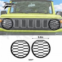 Защитные накладки на передние фары vol.8 "Black Line" (Suzuki Jimny 2019–2025)