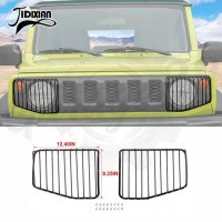 Защитные накладки на передние фары vol.9 "Black Line" (Suzuki Jimny 2019–2025)