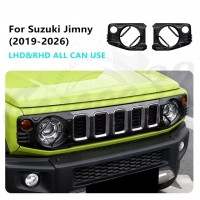 Защитные накладки на передние фары vol.10 "Black Line" (Suzuki Jimny 2019–2025)