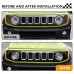 Защитные накладки на передние фары vol.10 "Black Line" (Suzuki Jimny 2019–2025)
