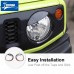 Накладки на передние фары "Carbon Line" (Suzuki Jimny 2019–2026)