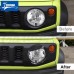 Накладки на передние фары "Carbon Line" (Suzuki Jimny 2019–2026)