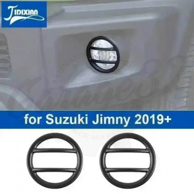 Защитные накладки на передние фары vol.13 "Black Line" (Suzuki Jimny 2019–2025)