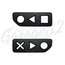 Защитные накладки на задние ПТФ vol.4 "Black Line" (Suzuki Jimny 2019–2025)