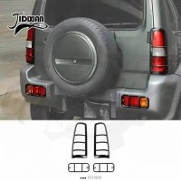 Защитные накладки на задние фонари и ПТФ vol.2 "Black Line" (Suzuki Jimny JB64 / JB74)