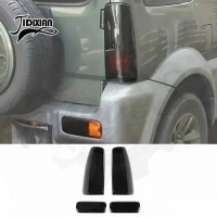 Защитные накладки на задние фонари и ПТФ vol.3 "Black Line" (Suzuki Jimny JB64 / JB74)