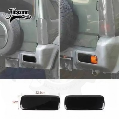 Защитные накладки на задние ПТФ vol.6 "Black Line" (Suzuki Jimny 2019–2025) Защитные накладки на задние ПТФ vol.6 "Black Line" (Suzuki Jimny 2019–2025)