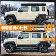 Молдинги на дверей vol.3 "Black Line" (Suzuki Jimny Nomad JC74W)