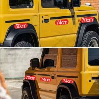 Молдинги на дверей vol.5 "Black Line" (Suzuki Jimny JB64 / JB74)