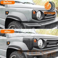 Защитные накладки на углы передних крыльев vol.2 "Black Line" (Suzuki Jimny JB64/74)