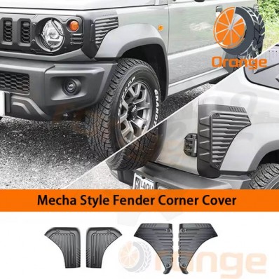 Защитные накладки на углы передних и задних крыльев vol.3 "Black Line" (Suzuki Jimny JB64/74)