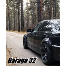 Накладки на зеркала "F Style" (BMW 3 Series E46 Sedan)