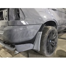Брызговики под расширители "4.8 IS" (BMW E53)