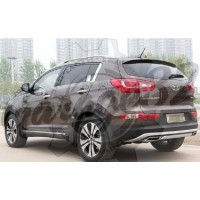 Накладка на задний бампер (Kia Sportage 3)