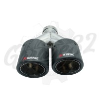 Карбоновая насадка "Akrapovic Style" 100х2 мм правая vol. 2