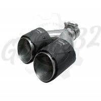 Карбоновая насадка "Akrapovic Style" 100х2 мм правая vol. 1