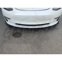 Сплиттер переднего бампера Vol. 1 (TESLA Model 3 (17-... г.в.)