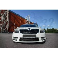 Вставки переднего бампера "RS style" (Skoda Octavia III)