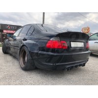 Диффузор в задний бампер под 2 трубы vol.2 "M Tech 2" (BMW 3 Series E46)