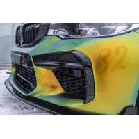 Накладки переднего бампера "M Power" (BMW F90)