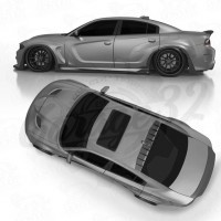 Комплект рестайлинга "WIDEBODYKIT" (DODGE CHARGER VII)