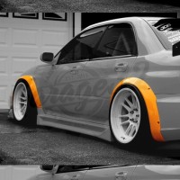 Комплект расширений крыльев "V1" (SUBARU IMPREZA/WRX/STI II)