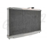 Алюминиевый радиатор 50 мм под АКПП "Silver Line" (Toyota Altezza SXE10 3S-GE)
