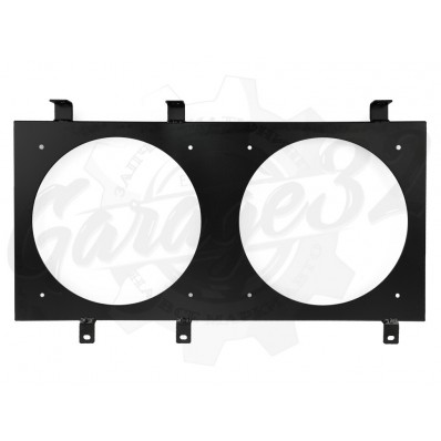 Алюминиевый диффузор радиатора "Black Line" (Subaru Impreza GDB 2001–2007)