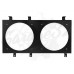 Алюминиевый диффузор радиатора "Black Line" (Subaru Impreza GDB 2001–2007)