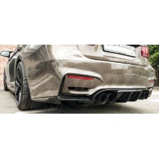 Диффузор заднего бампера "M3" (BMW F30, F80, F82, F83 dorest./rest.)