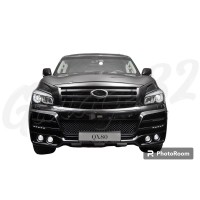 Решетка радиатора "ARMOR" (Infiniti QX56/QX80)