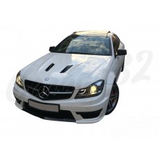 Капот стиле "AMG" (Mercedes W204)