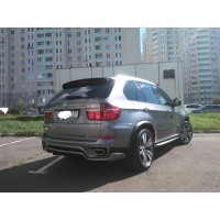 Юбка заднего бампера 4.8 (BMW X5 e70)