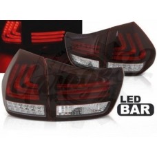 Задние фонари красно-белые "LED BAR Black" Lexus RX 330 / 350 (2003-2008) 